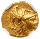 Macedonian Kingdom. Alexander III 'the Great', 336-323 BC. Gold 1/4 Stater (2.13 g)