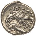 Moesia, Istros. Silver Drachm (5.54 g), 4th century BC EF - 2
