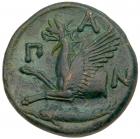 Cimmerian Bosporos, Pantikapaion. AE (6.24 g), ca. 310-304/3 BC EF - 2