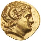 Thracian Kingdom. Lysimachos. Gold Stater (8.51 g), as King, 306-281 BC Nearly M