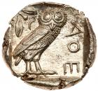 Attica, Athens. Silver Tetradrachm (17.23 g), ca. 454-404 BC Mint State - 2