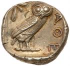 Attica, Athens. Silver Tetradrachm (17.15 g), ca. 454-404 BC Superb EF - 2