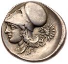 Corinthia, Corinth. Silver Stater (7.77 g), ca. 375-300 BC Choice VF - 2