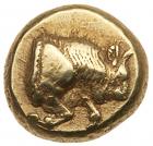 Lesbos, Mytilene. Electrum Hekte (2.57 g), ca. 521-478 BC Choice VF
