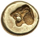 Lesbos, Mytilene. Electrum Hekte (2.54 g), ca. 478-455 BC Nearly EF - 2