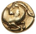 Lesbos, Mytilene. Electrum Hekte (2.52 g), ca. 454-428/7 BC Choice VF