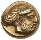 Lesbos, Mytilene. Electrum Hekte (2.57 g), ca. 454-428/7 BC About EF