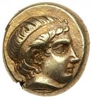 Lesbos, Mytilene. Electrum Hekte (2.57 g), ca. 454-428/7 BC Choice VF