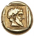 Lesbos, Mytilene. Electrum Hekte (2.57 g), ca. 454-428/7 BC Choice VF - 2