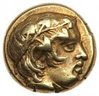 Lesbos, Mytilene. Electrum Hekte (2.57 g), ca. 454-428/7 BC Choice VF