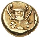 Lesbos, Mytilene. Electrum Hekte (2.57 g), ca. 454-428/7 BC Choice VF - 2