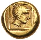 Lesbos, Mytilene. Electrum Hekte (2.54 g), ca. 412-378 BC Choice VF - 2