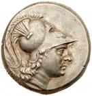 Pamphylia, Side. Silver Tetradrachm (16.80 g), ca. 205-100 BC EF