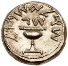 Judaea. The Jewish War. Silver Shekel (14.08 g), 66-70 CE. Jerusalem, year 3 (68/9 CE)