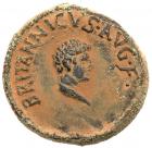 Judaea, Roman Judaea. Claudius, with Britannicus. AE (5.82 g), 41-54 CE EF - 2