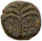 Judaea, Bar Kokhba Revolt. AE Medium Bronze (11.55 g), 132-135 CE EF