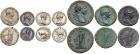 Judea. Bar Kohkba Related. A complete set of 7 coins celebrating the establishment of Provincia Arabia under Trajan and Bostra a