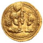 Sasanian Kingdom. Varhran II. Gold 1/6 Dinar (1.44 g), AD 276-293 EF