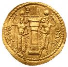 Sasanian Kingdom. Varhran II. Gold 1/6 Dinar (1.44 g), AD 276-293 EF - 2