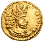 Sasanian Kingdom. Shapur II. Gold Dinar (7.10 g), AD 309-379 Nearly Mint State