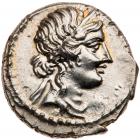 Julius Caesar. Silver Denarius (3.88g), 47/6 BC Mint State