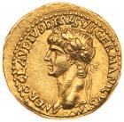 Nero Claudius Drusus (brother of Tiberius, father of Germanicus), Gold Aureus, (7.71 g)