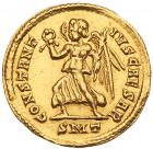 Constantius II, A.D. 337-361. Gold Solidus (4.37 g) Choice VF - 2