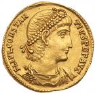 Constantius II, A.D. 337-361. Gold Solidus (4.43 g) About EF