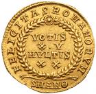 Constantius II, A.D. 337-361. Gold Solidus (4.43 g) About EF - 2