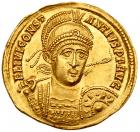 Constantius II. Gold Solidus (4.38 g), AD 337-361 Mint State