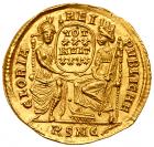 Constantius II. Gold Solidus (4.38 g), AD 337-361 Mint State - 2