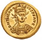 Theodosius II. Gold Solidus (4.22 g), AD 402-450 Mint State