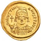 Justinian I. Gold Solidus (4.46 g), 527-565 Mint State