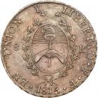 Argentina, Provincias del Rio de la Plata, silver 8-Reales, 1815 PTS-F - 2