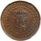 Argentina, Kingdom of Araucania and Patagonia, New-France Monarchy, copper 2-Cen