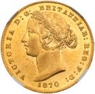 Australia, Victoria (1837-1901), gold Sovereign, Sydney Branch Mint, 1870