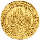 Edward the Black Prince, Prince of Aquitaine (1362-72), gold Fort or Chaise D'Or, Bordeaux Mint