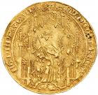 Edward the Black Prince (1362-72), gold Noble Guyennois a la Rose or Pavillon D'Or