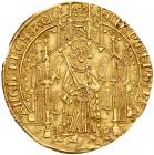 Edward the Black Prince (1362-72), gold Noble Guyennois a I'E or Pavillon D'Or