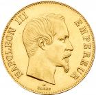 Second Empire (1852-70), Napoleon III as Emperor, gold 100-Francs, 1857, Paris