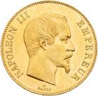 Second Empire (1852-70), Napoleon III as Emperor, gold 100-Francs, 1858. Paris