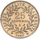 Third Republic (1871-1940), nickel 25-Centimes 1903-A Essai Piedfort - 2