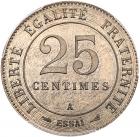 Third Republic (1871-1940), nickel 25-Centimes 1903-A Essai Piedfort - 2