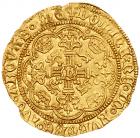 Henry VI, first reign (1422-61), gold Half Noble of three shillings and four pence - 2