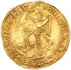 Philip and Mary (1554-58), fine gold Angel, of ten shillings