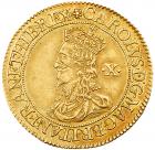 Charles I (1625-1649), gold Double crown or Half-unite of Ten Shillings