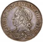 Oliver Cromwell (d.1658), silver Crown, 1658, 8 in date struck over 7