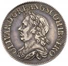 Oliver Cromwell (d.1658), silver Shilling, 1658