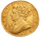 Anne (1702-14), gold Pre-Union Half-Guinea, 1703