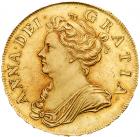 Anne (1702-14), gold Five Guineas, 1709